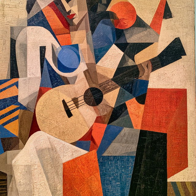 Albert Gleizes style, Midjourney V8.2, render 1 of 4