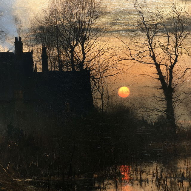 Albert Goodwin style, Midjourney V8.2, render 3 of 4