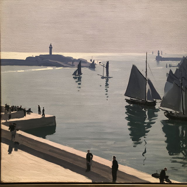 Albert Marquet style, Midjourney V8.2, render 1 of 4