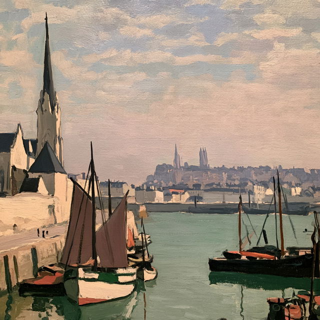 Albert Marquet style, Midjourney V8.2, render 3 of 4