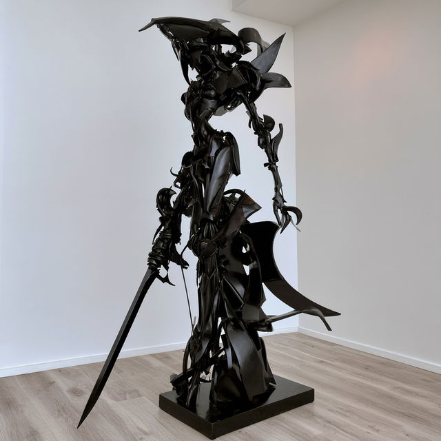 Albert Paley style, Midjourney V8.2, render 1 of 4