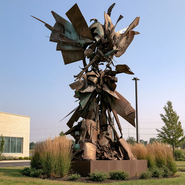 Albert Paley style, Midjourney V8.2, render 4 of 4