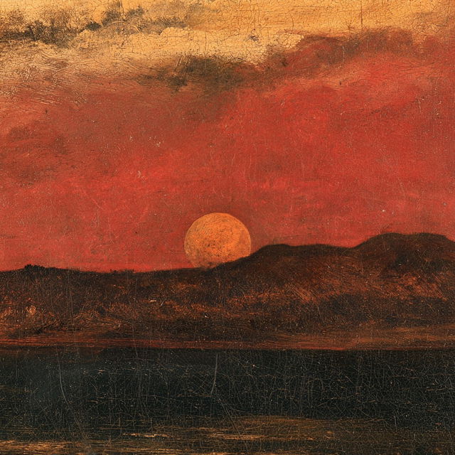 Albert Pinkham Ryder style, Midjourney V8.2, render 2 of 4