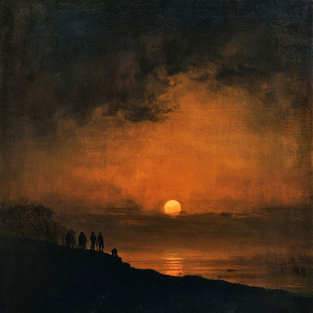 Albert Pinkham Ryder style, Midjourney V8.2, render 1 of 4
