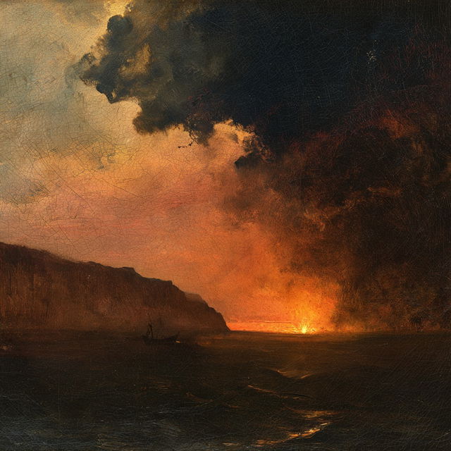 Albert Pinkham Ryder style, Midjourney V8.2, render 4 of 4