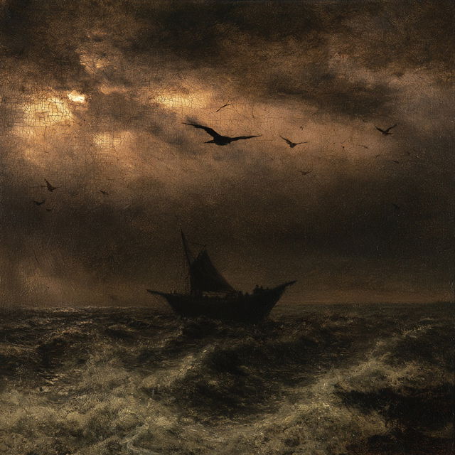 Albert Pinkham Ryder style, Midjourney V8.2, render 3 of 4