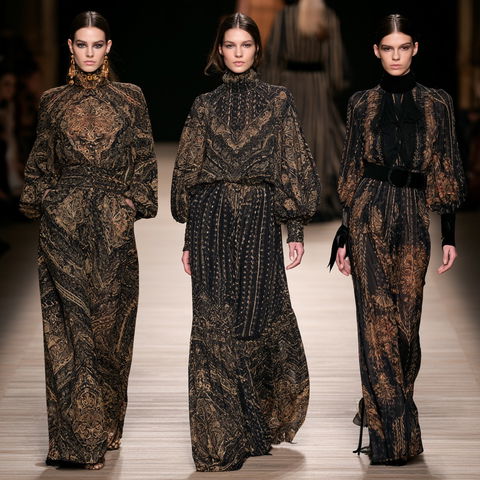 Alberta Ferretti style (Fashion designers), Midjourney V8.2