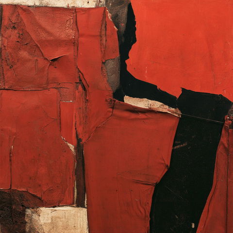 Alberto Burri style (Painters), Midjourney V8.2