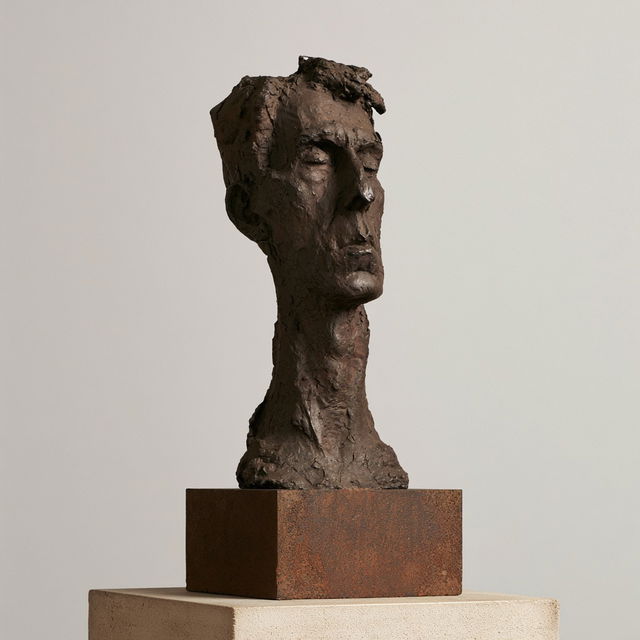 Alberto Giacometti style, Midjourney V8.2, render 4 of 4