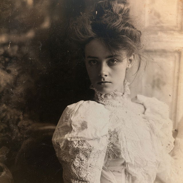 Albumen print style, Midjourney V8.2, render 2 of 4