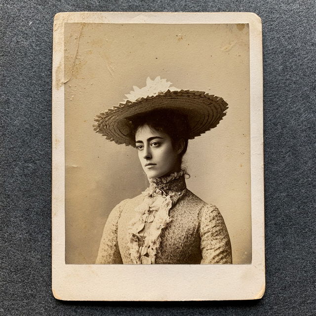 Albumen print style, Midjourney V8.2, render 3 of 4