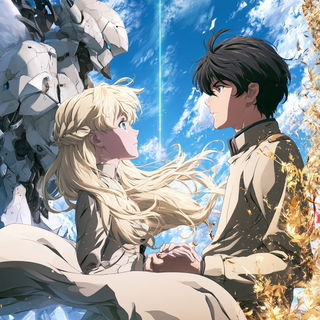 Aldnoah.Zero style, Midjourney V8.2, render 1 of 4