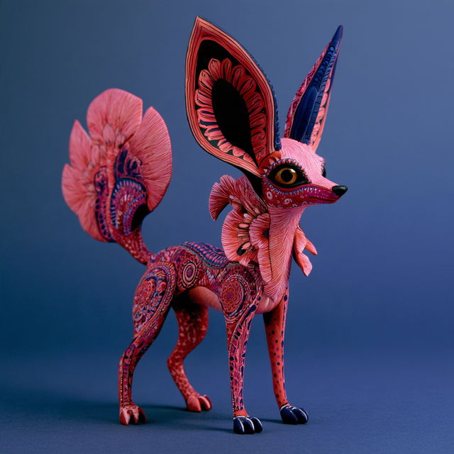 Alebrije style, Midjourney V8.2, render 4 of 4