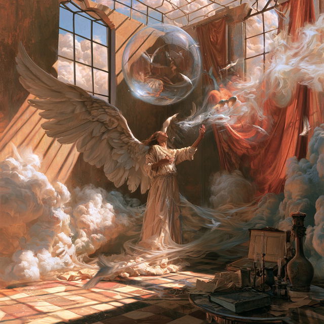 Alex Alemany style, Midjourney V8.2, render 2 of 4