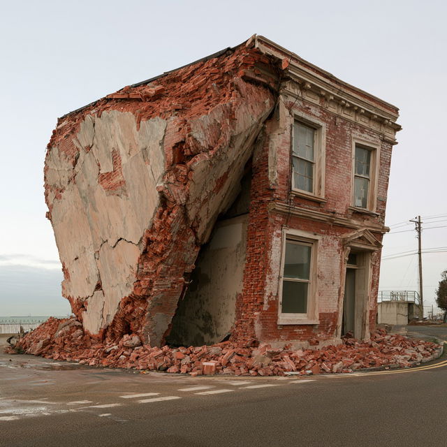Alex Chinneck style, Midjourney V8.2, render 2 of 4