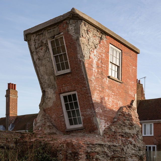 Alex Chinneck style, Midjourney V8.2, render 1 of 4