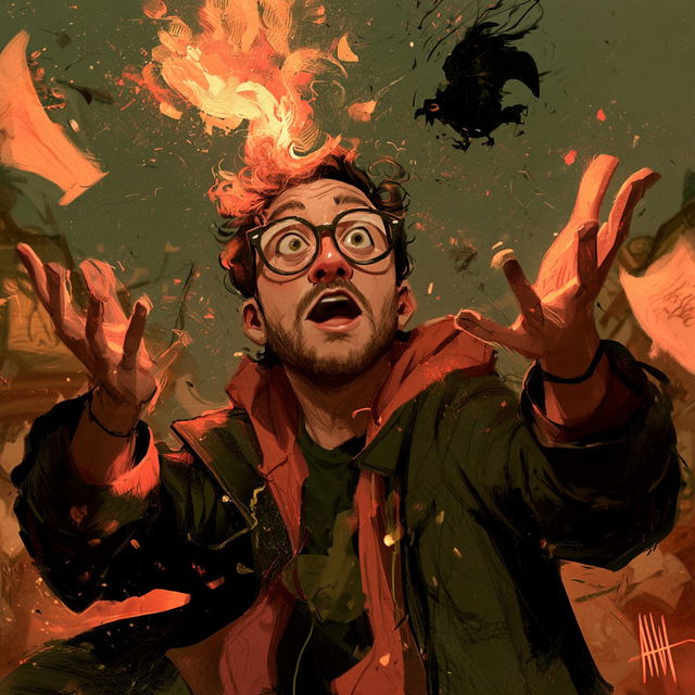 Alex Hirsch style, Midjourney V8.2, render 2 of 4