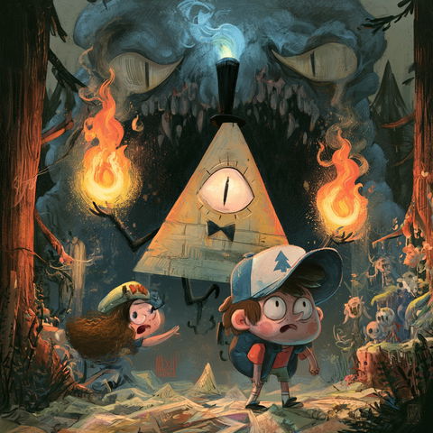 Alex Hirsch style (Illustrators), Midjourney V8.2