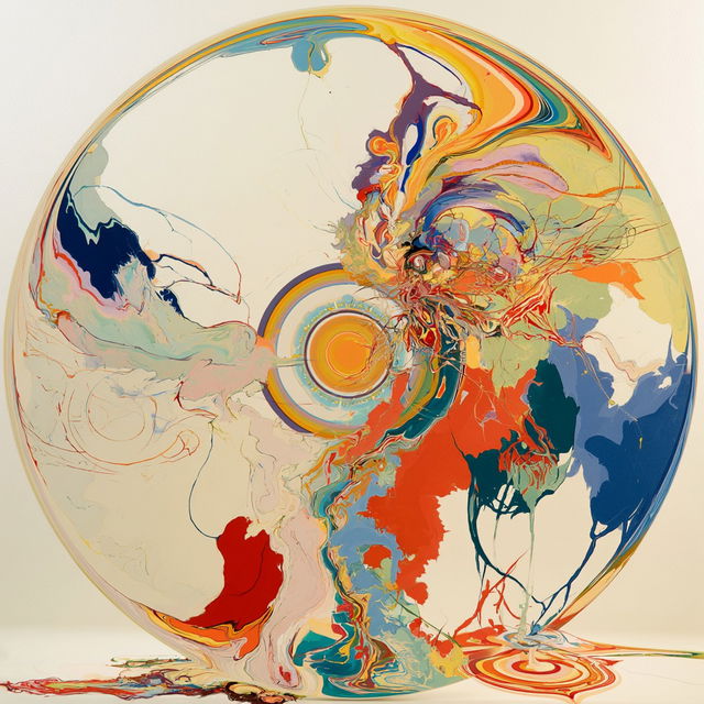 Alex Janvier style, Midjourney V8.2, render 3 of 4