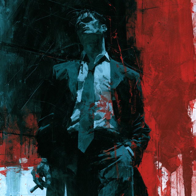 Alex Maleev style, Midjourney V8.2, render 4 of 4