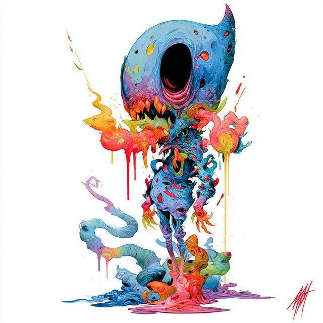 Alex Pardee style, Midjourney V8.2, render 3 of 4