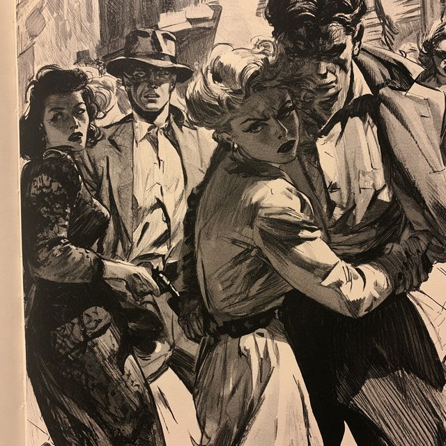 Alex Raymond style, Midjourney V8.2, render 3 of 4