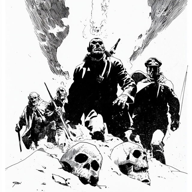 Alex Toth style, Midjourney V8.2, render 4 of 4