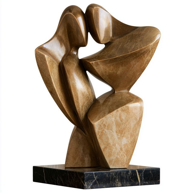 Alexander Archipenko style, Midjourney V8.2, render 4 of 4