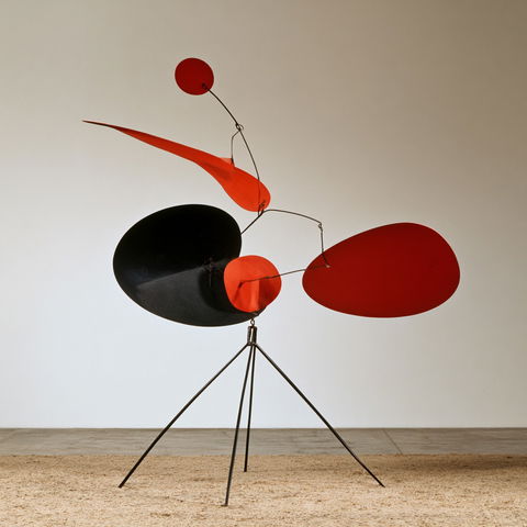 Alexander Calder style (Sculptors), Midjourney V8.2