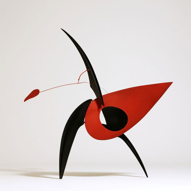 Alexander Calder style, Midjourney V8.2, render 1 of 4