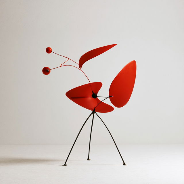 Alexander Calder style, Midjourney V8.2, render 3 of 4