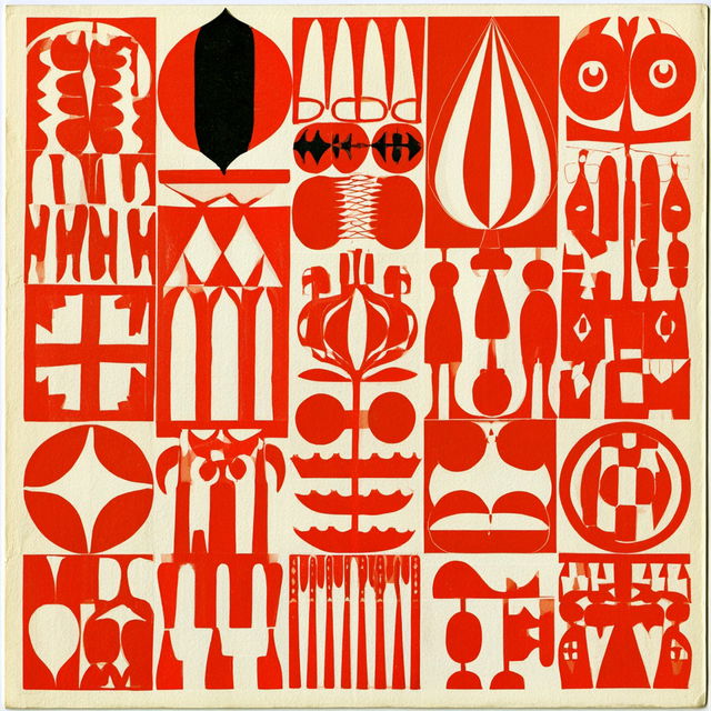 Alexander Girard style, Midjourney V8.2, render 4 of 4