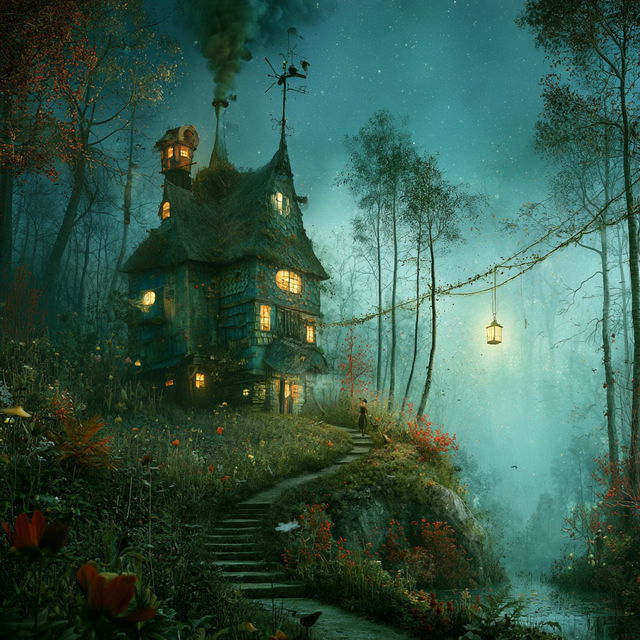 Alexander Jansson style, Midjourney V8.2, render 2 of 4