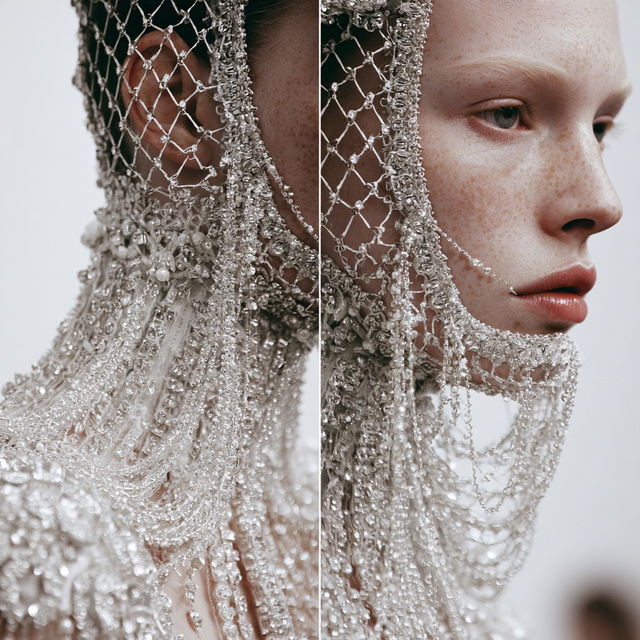 Alexander McQueen style, Midjourney V8.2, render 2 of 4