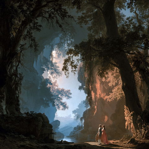 Alexandre-Evariste Fragonard style (Painters), Midjourney V8.2