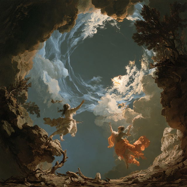 Alexandre-Evariste Fragonard style, Midjourney V8.2, render 3 of 4
