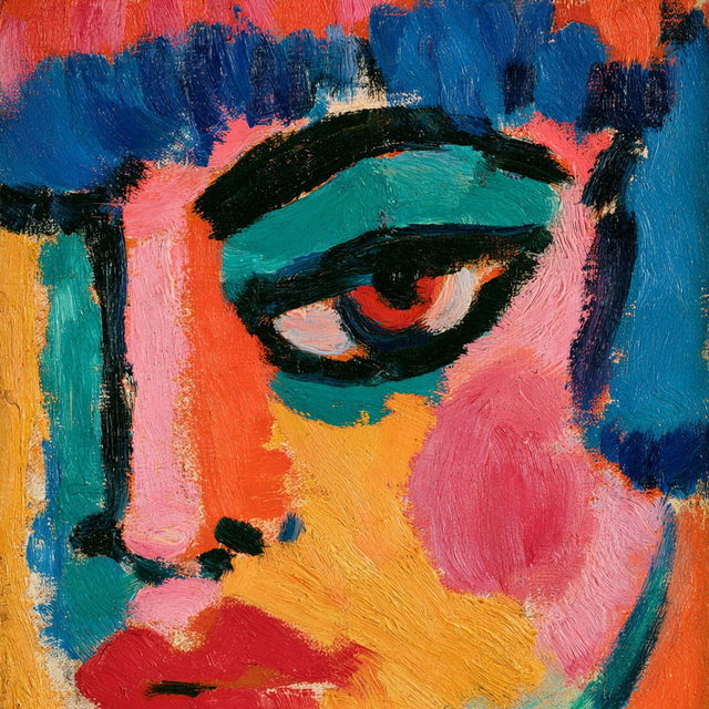 Alexej von Jawlensky style, Midjourney V8.2, render 2 of 4