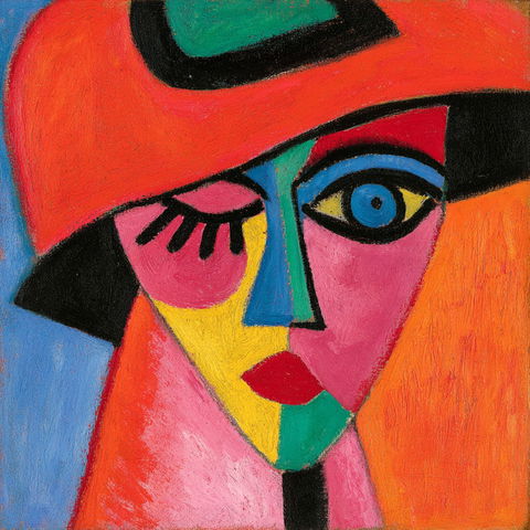 Alexej von Jawlensky style (Painters), Midjourney V8.2
