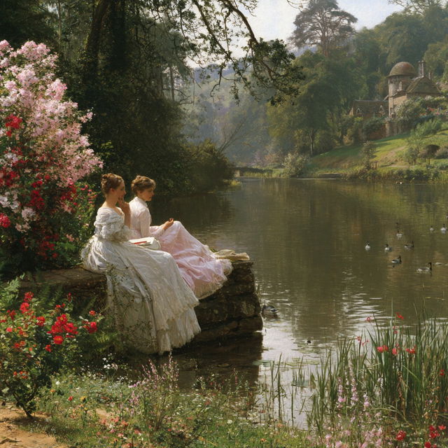 Alfred Augustus Glendening style, Midjourney V8.2, render 3 of 4