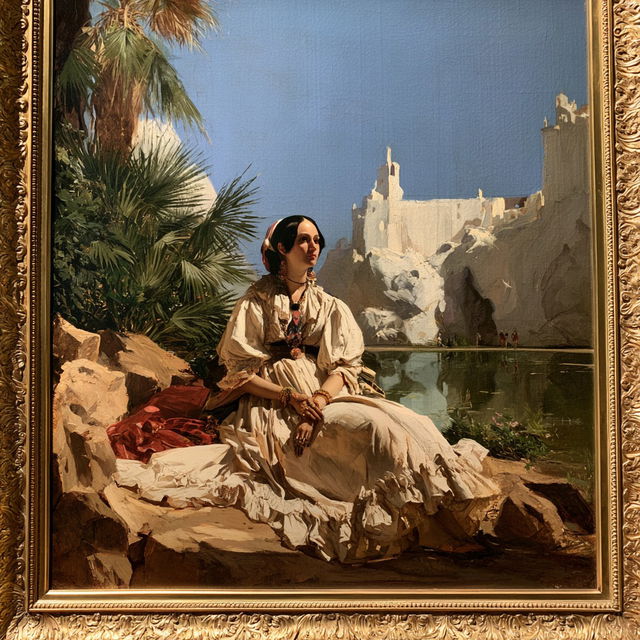 Alfred Dehodencq style, Midjourney V8.2, render 4 of 4