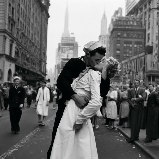 Alfred Eisenstaedt style, Midjourney V8.2, render 3 of 4