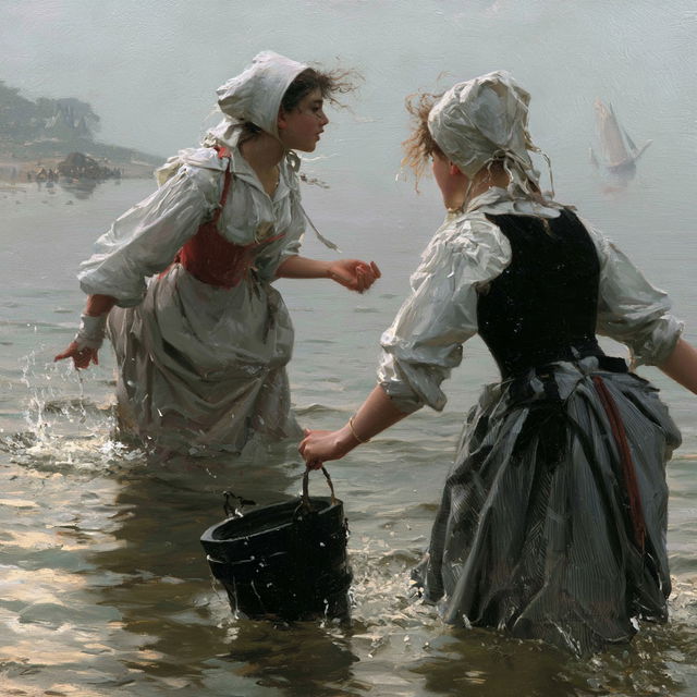 Alfred Guillou style, Midjourney V8.2, render 2 of 4