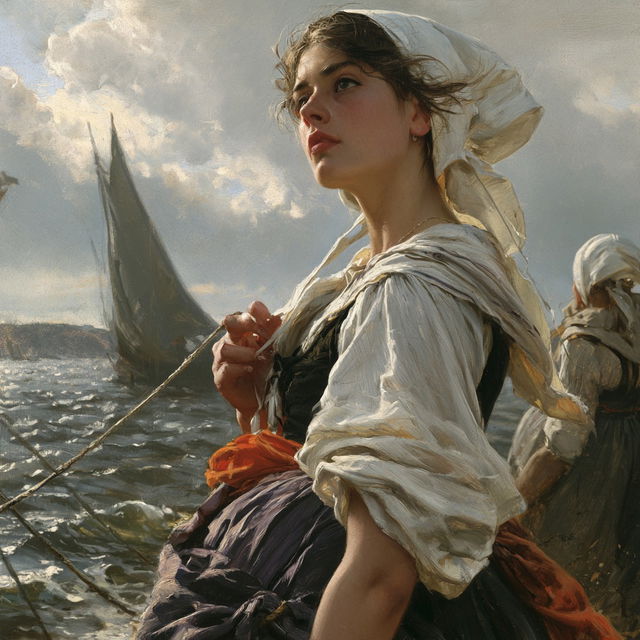 Alfred Guillou style, Midjourney V8.2, render 1 of 4