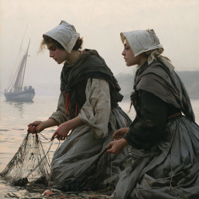 Alfred Guillou style, Midjourney V8.2, render 3 of 4