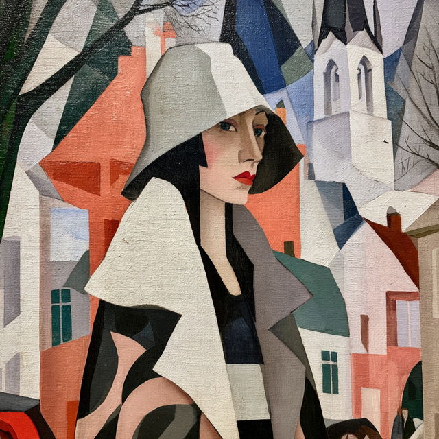 Alice Bailly style, Midjourney V8.2, render 2 of 4