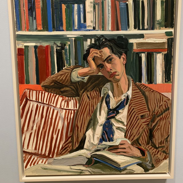 Alice Neel style, Midjourney V8.2, render 2 of 4