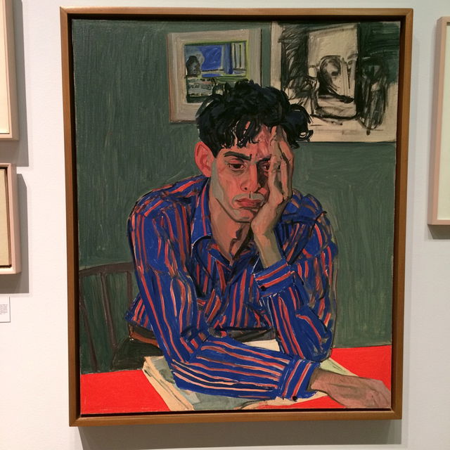 Alice Neel style, Midjourney V8.2, render 4 of 4