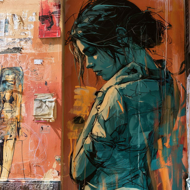 Alice Pasquini style, Midjourney V8.2, render 3 of 4