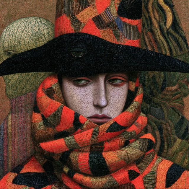 Alice Rahon style, Midjourney V8.2, render 2 of 4