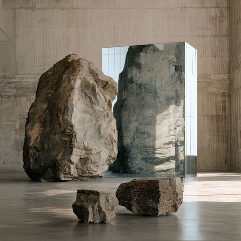 Alicja Kwade style (Sculptors), Midjourney V8.2